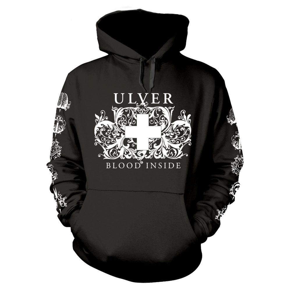 ULVER BLOOD INSIDE (BLACK) Hooded Sweatshirt XX-Large BLACK