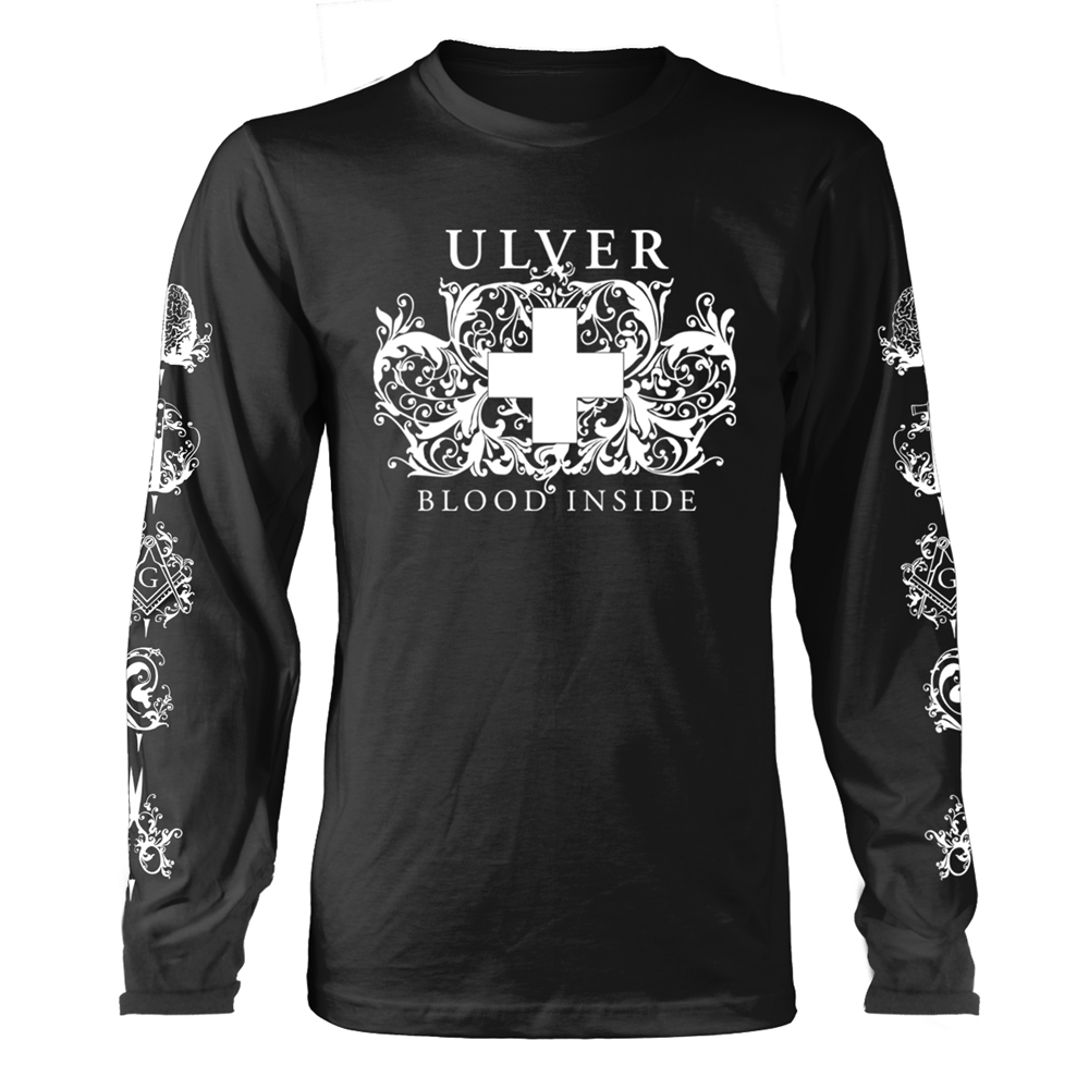 ULVER BLOOD INSIDE (BLACK) Long Sleeve Shirt Small BLACK