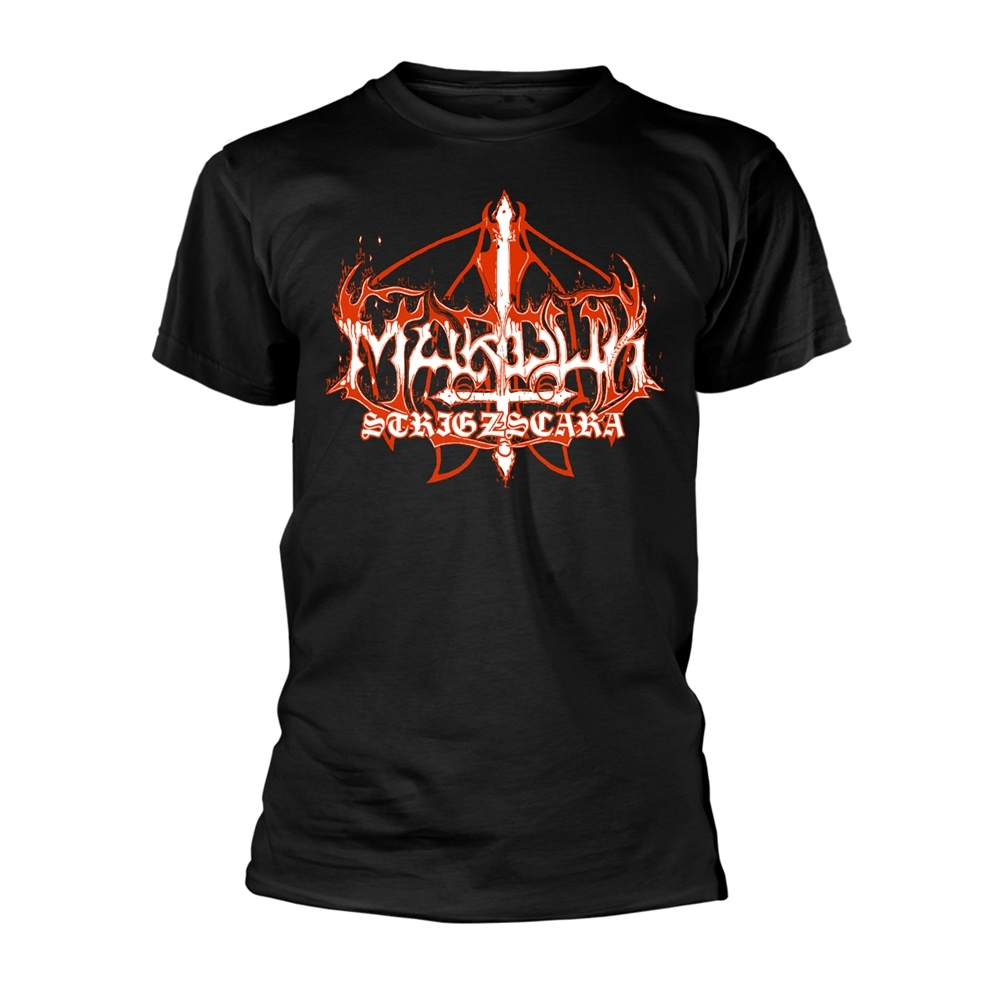 MARDUK WARWOLF T-Shirt, Front & Back Print Small BLACK