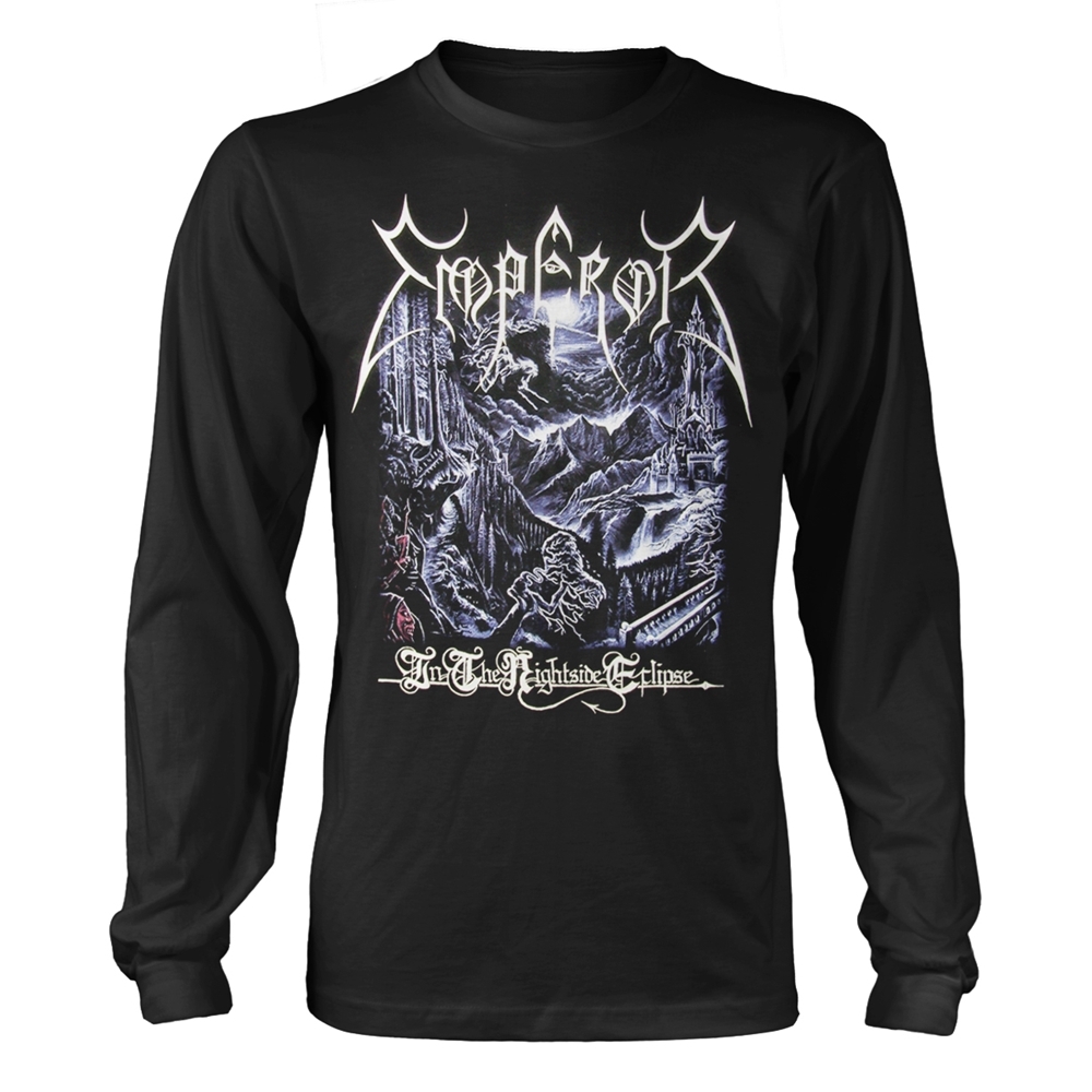 EMPEROR IN THE NIGHTSIDE ECLIPSE Long Sleeve Shirt Large BLACK