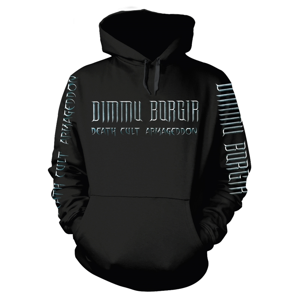 DIMMU BORGIR DEATH CULT ARMAGEDDON Hooded Sweatshirt Large BLACK