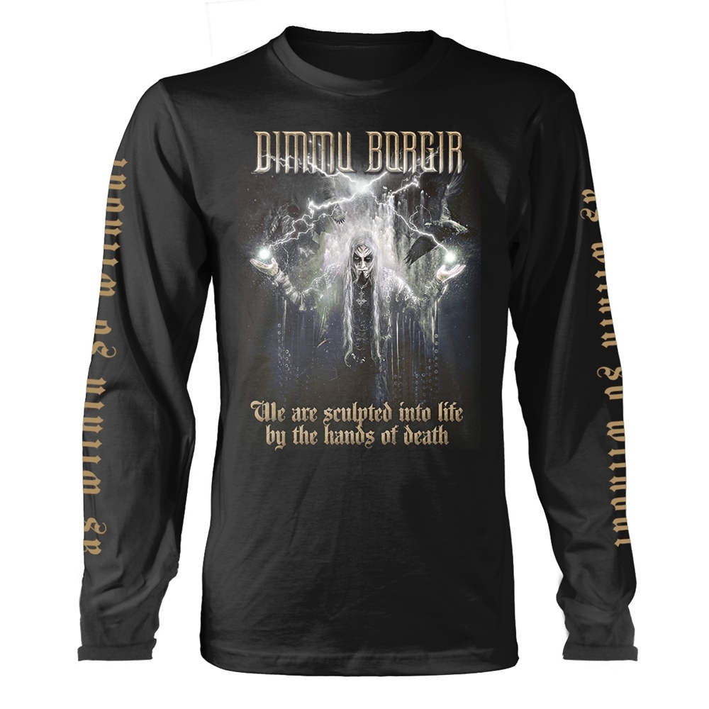 DIMMU BORGIR HANDS OF DEATH Long Sleeve Shirt Medium BLACK