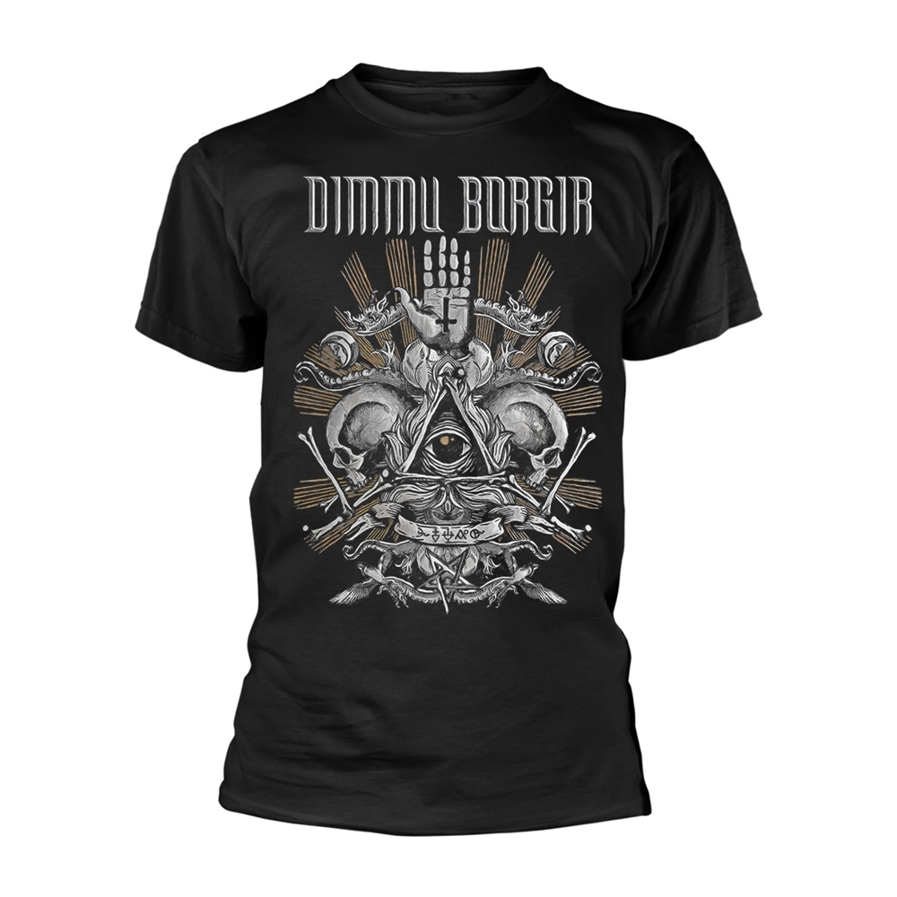DIMMU BORGIR LIFE IS THE TRIAL T-Shirt, Front & Back Print XXX-Large BLACK