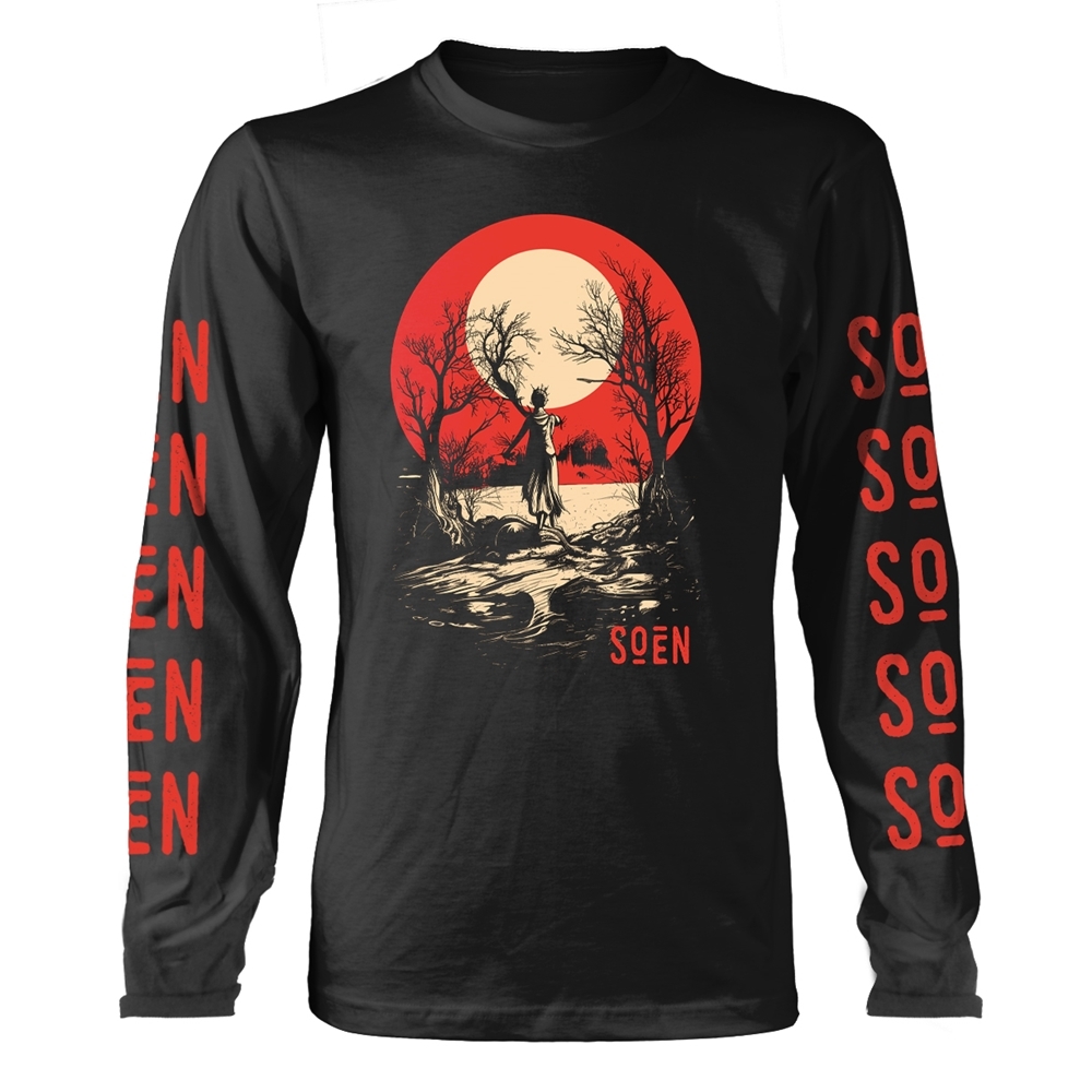 SOEN REDMOON Long Sleeve Shirt XX-Large BLACK