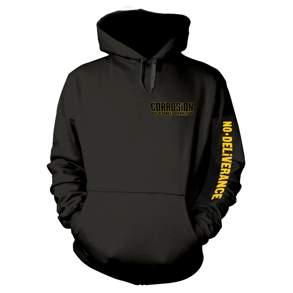 CORROSION OF CONFORMITY DELIVERANCE Hooded Sweatshirt Large BLACK