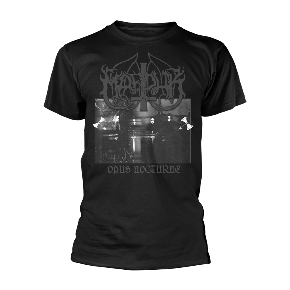 MARDUK OPUS NOCTURNE B T-Shirt, Front & Back Print XXX-Large BLACK
