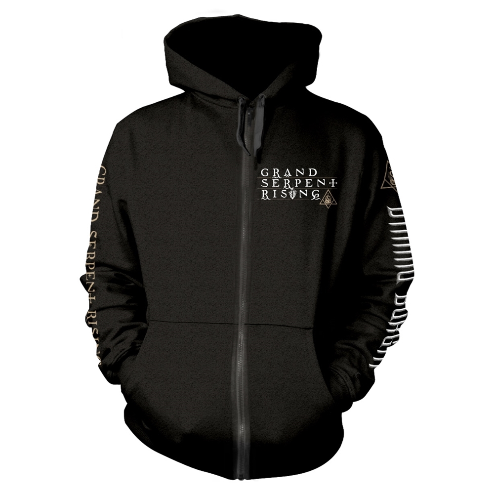 DIMMU BORGIR GRAND SERPENT RISING (BLACK) Hooded Sweatshirt with Zip XXX-Large B