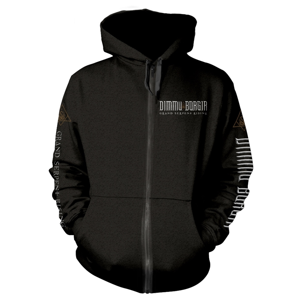 DIMMU BORGIR ASCENT Hooded Sweatshirt with Zip XXX-Large BLACK