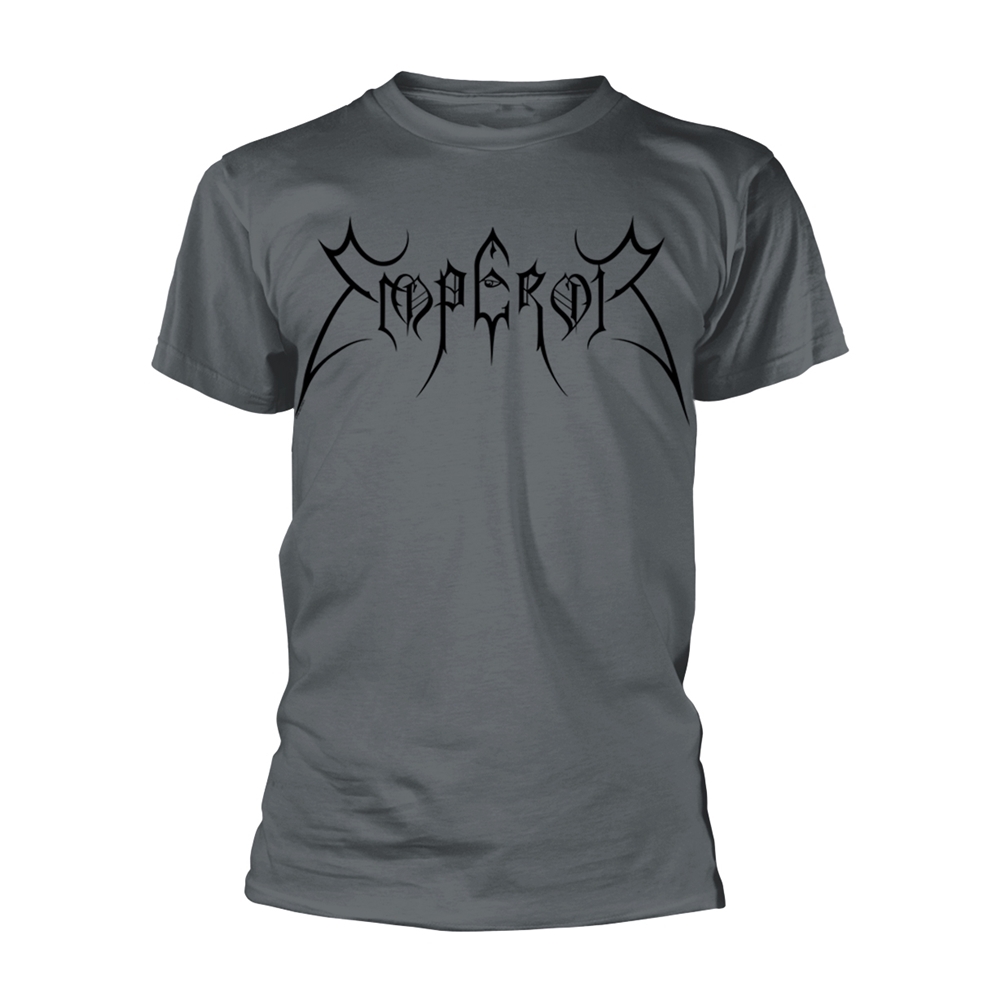 EMPEROR LOGO SHIELD T-Shirt, Front & Back Print XX-Large GREY