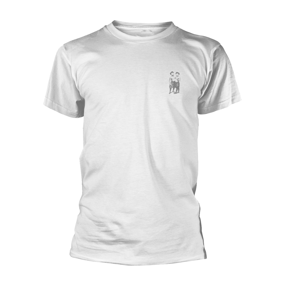 KORN REQUIEM - TWINS POCKET T-Shirt, Front & Back Print Small WHITE