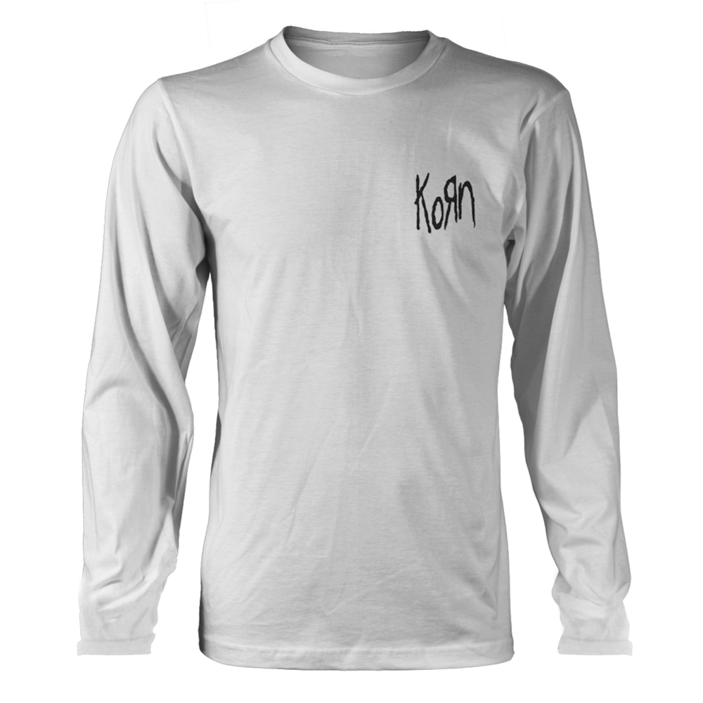 KORN REQUIEM - LOGO POCKET Long Sleeve Shirt Medium WHITE