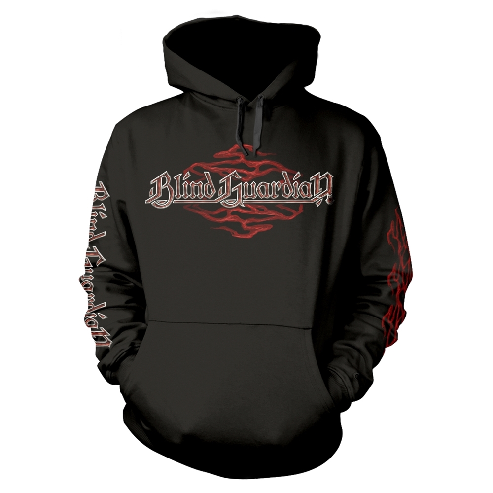 BLIND GUARDIAN GOD MACHINE TOUR 24 Hooded Sweatshirt Small BLACK