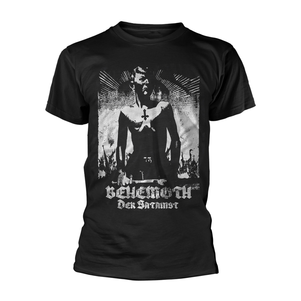 BEHEMOTH DER SATANIST T-Shirt, Front & Back Print XX-Large BLACK