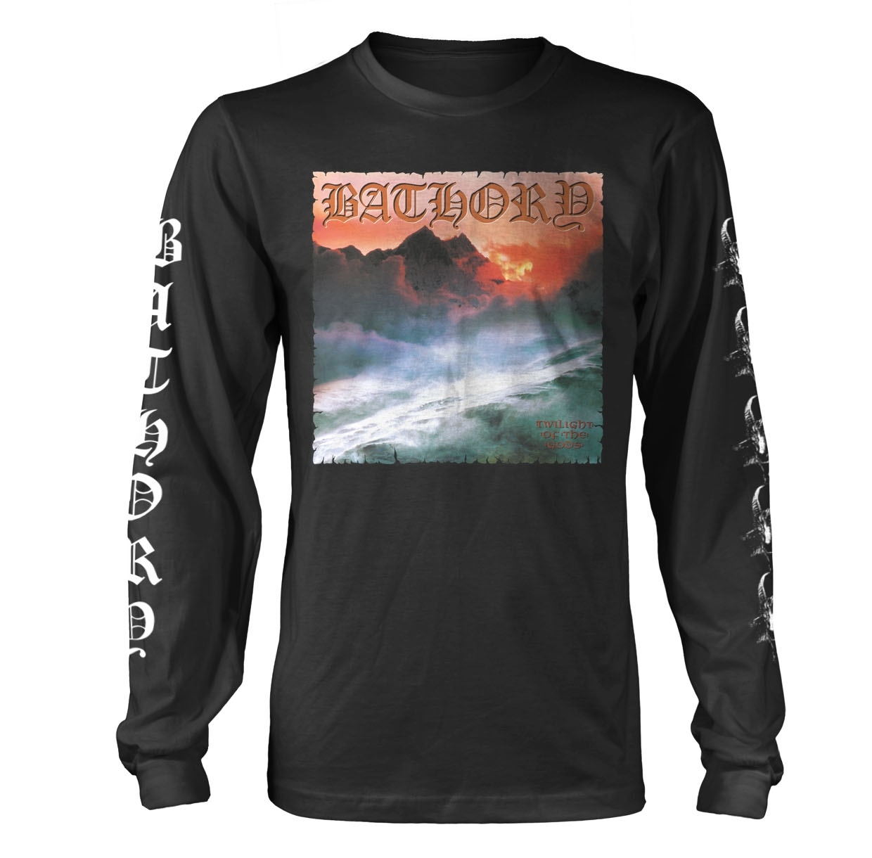 BATHORY TWILIGHT OF THE GODS Long Sleeve Shirt XX-Large BLACK