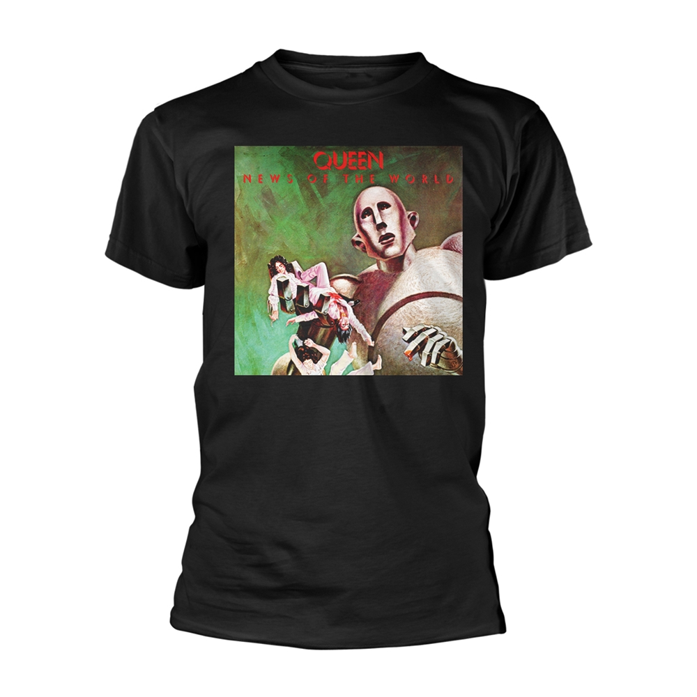 QUEEN NEWS OF THE WORLD T-Shirt XX-Large BLACK