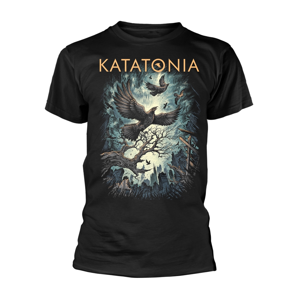KATATONIA UNCOVER THE SKIES T-Shirt Large BLACK