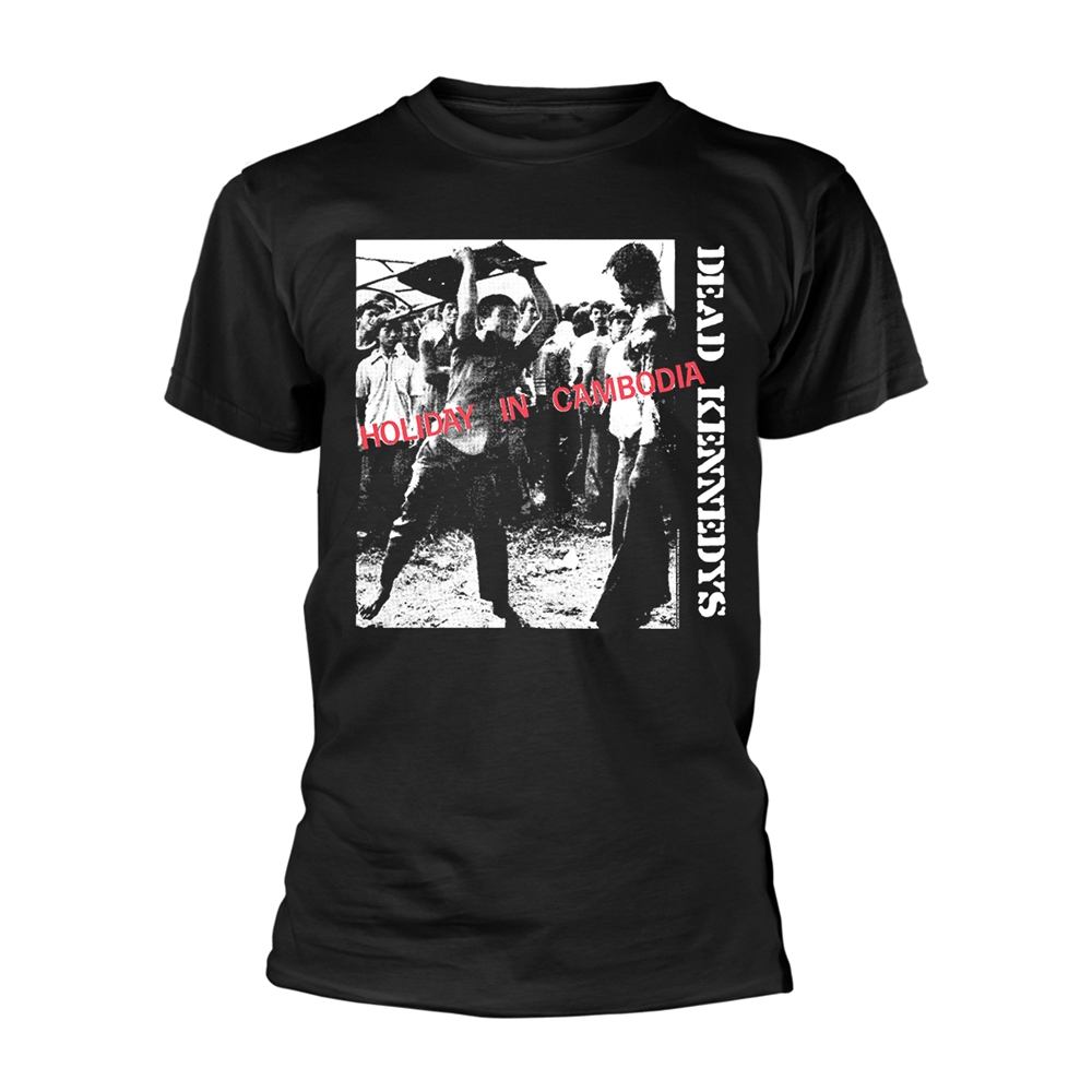 DEAD KENNEDYS HOLIDAY IN CAMBODIA T-Shirt Small BLACK