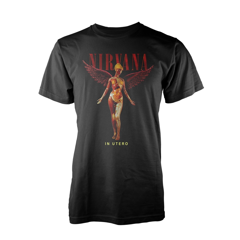 NIRVANA IN UTERO T-Shirt XX-Large BLACK